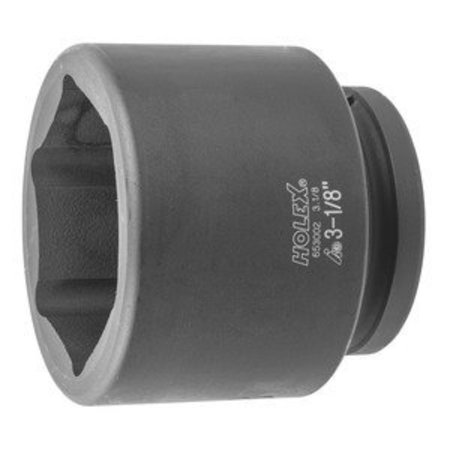 HOLEX Impact Socket, 1 inch Drive, 6 pt, 3-1/8 inch 653002 3.1/8
